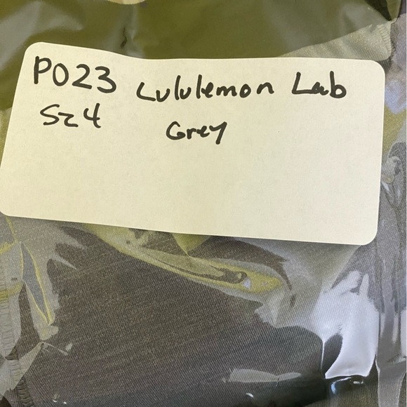 Lululemon The Lab Women’s Tights Leggings Size 4 Gray / Black - Picture 10 of 10